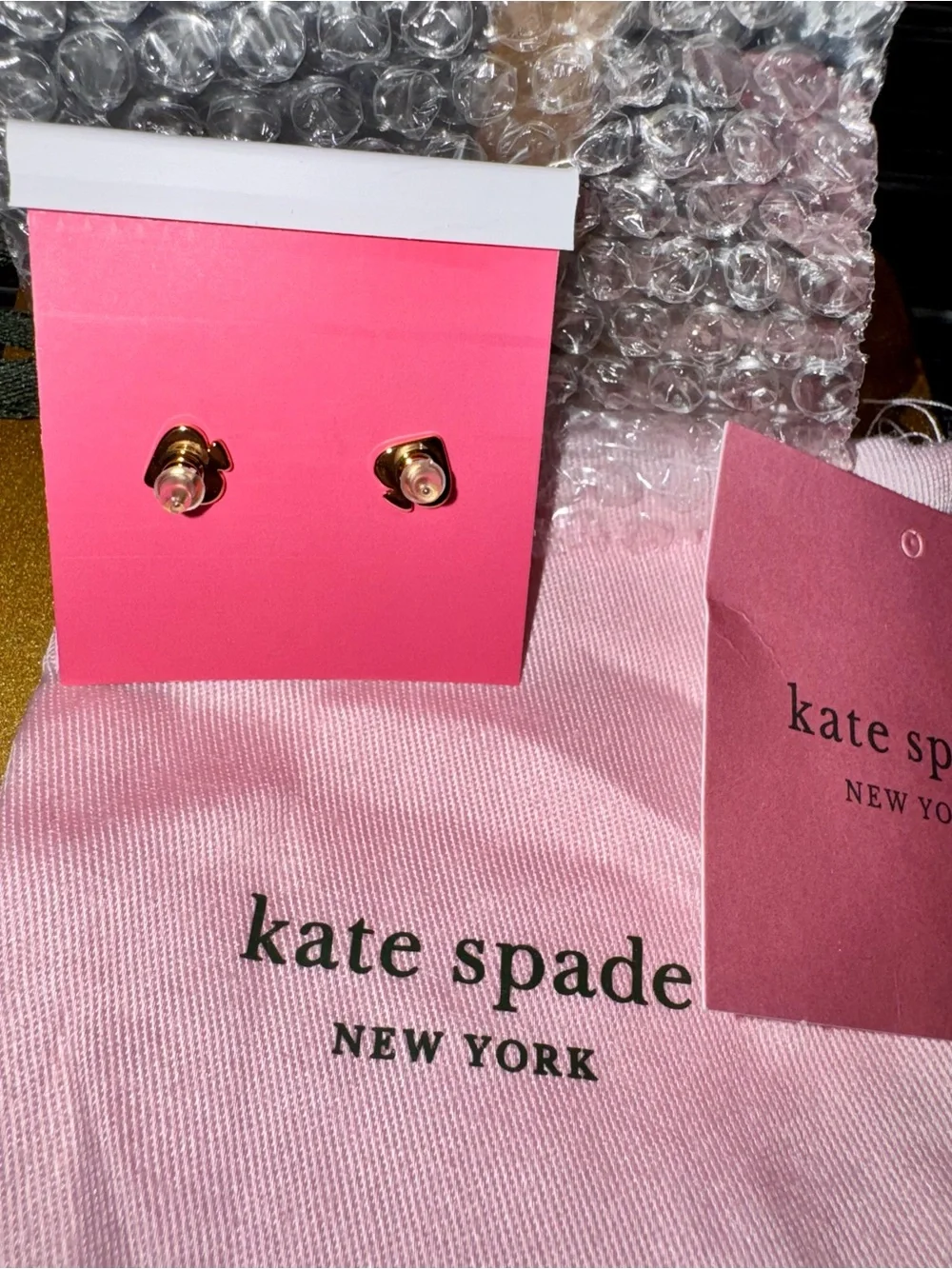 Kate Spade-Bloom-Flower Cubic zirconia Earrings-Multi - NWT